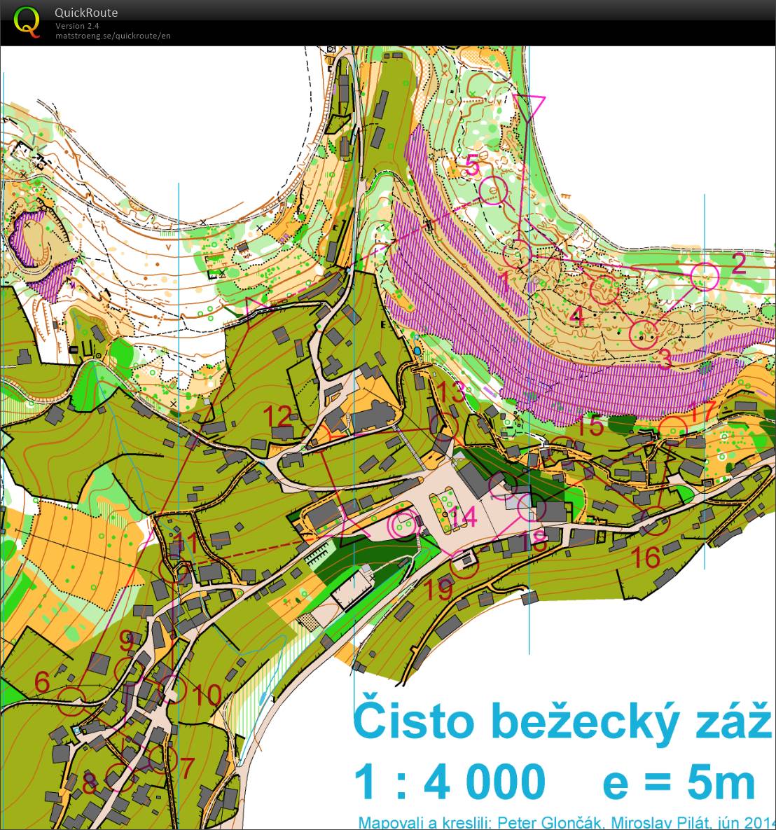 EYOC Příprava (Bánská Bystrica) - Sprinty (2017-06-13)