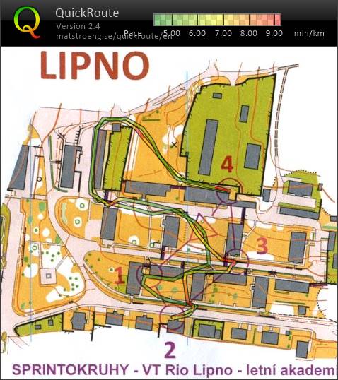 Akademie Rio Lipno 2016 - Sprintové okruhy 2 (2016-08-13)