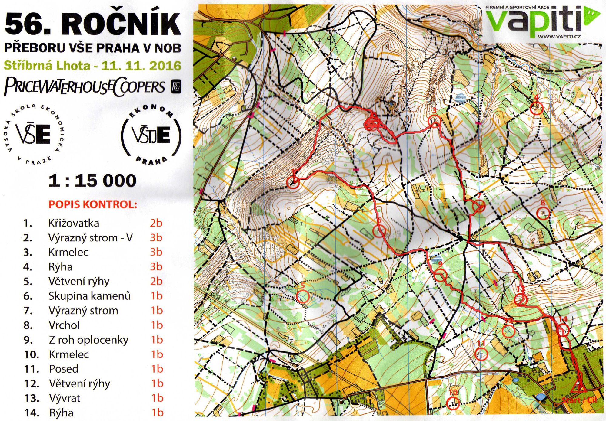 Adventure race NOB VŠE (11.11.2016)