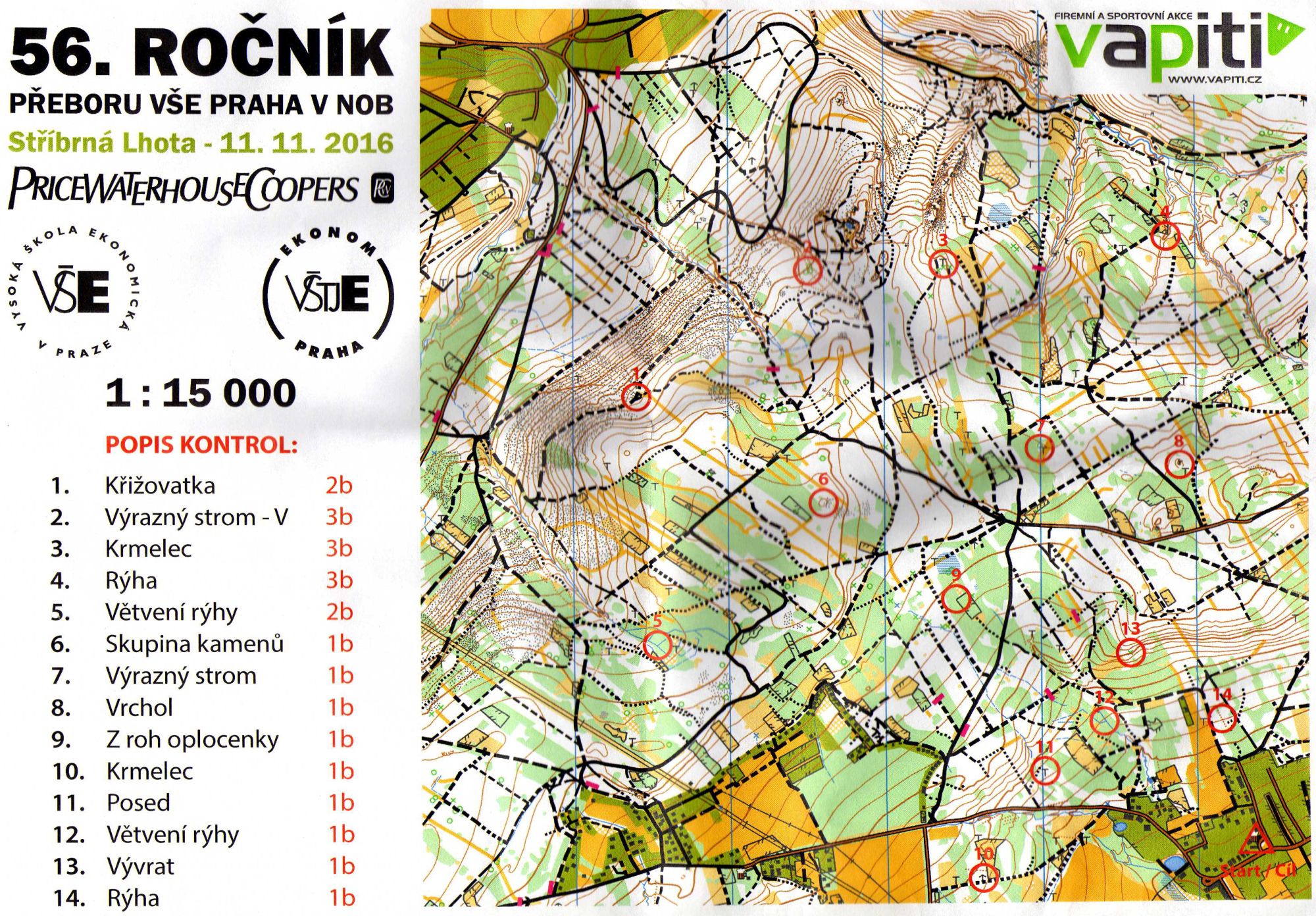 Adventure race NOB VŠE (11.11.2016)