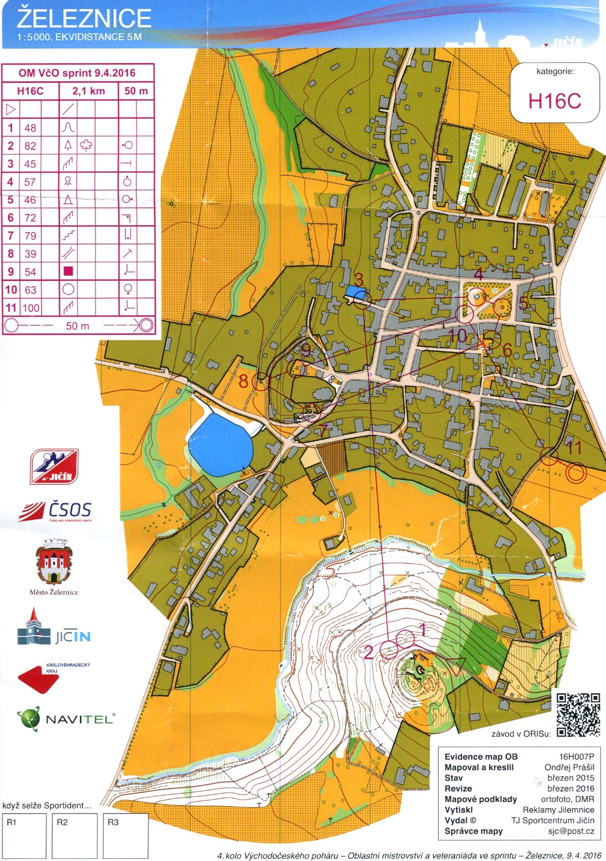 Mistrovství oblasti ve sprintu 2016 (H16C) (09.04.2016)