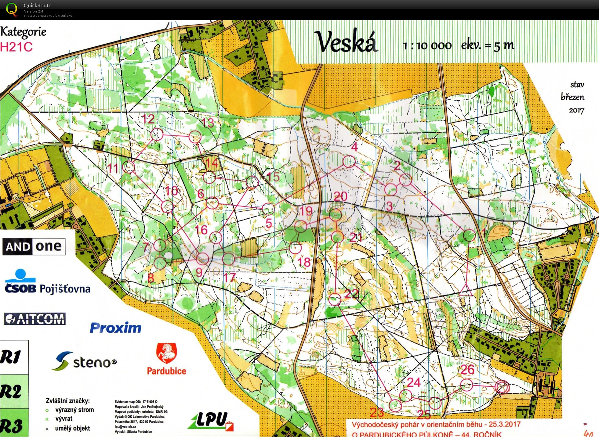 VčP Veská (H21C) (25/03/2017)