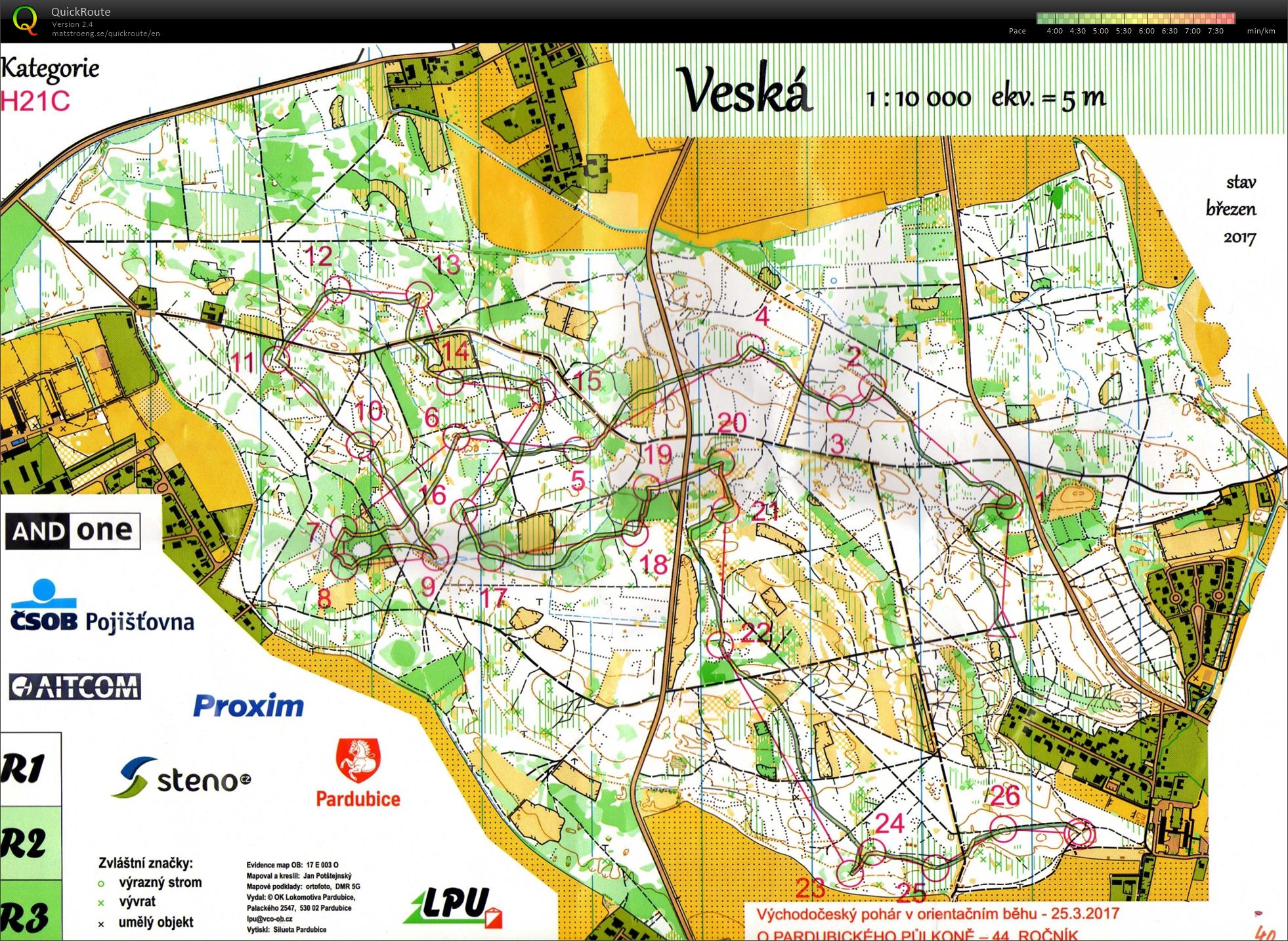 VčP Veská (H21C) (25/03/2017)