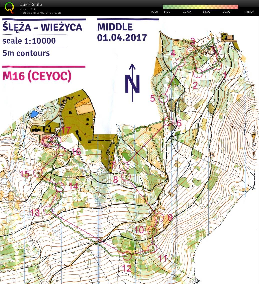 CEYOC 2017 - Middle (M16) (01.04.2017)