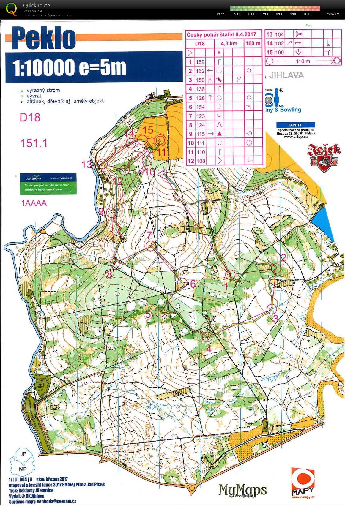 Český pohár štafet 9.4.2017 (2017-04-09)