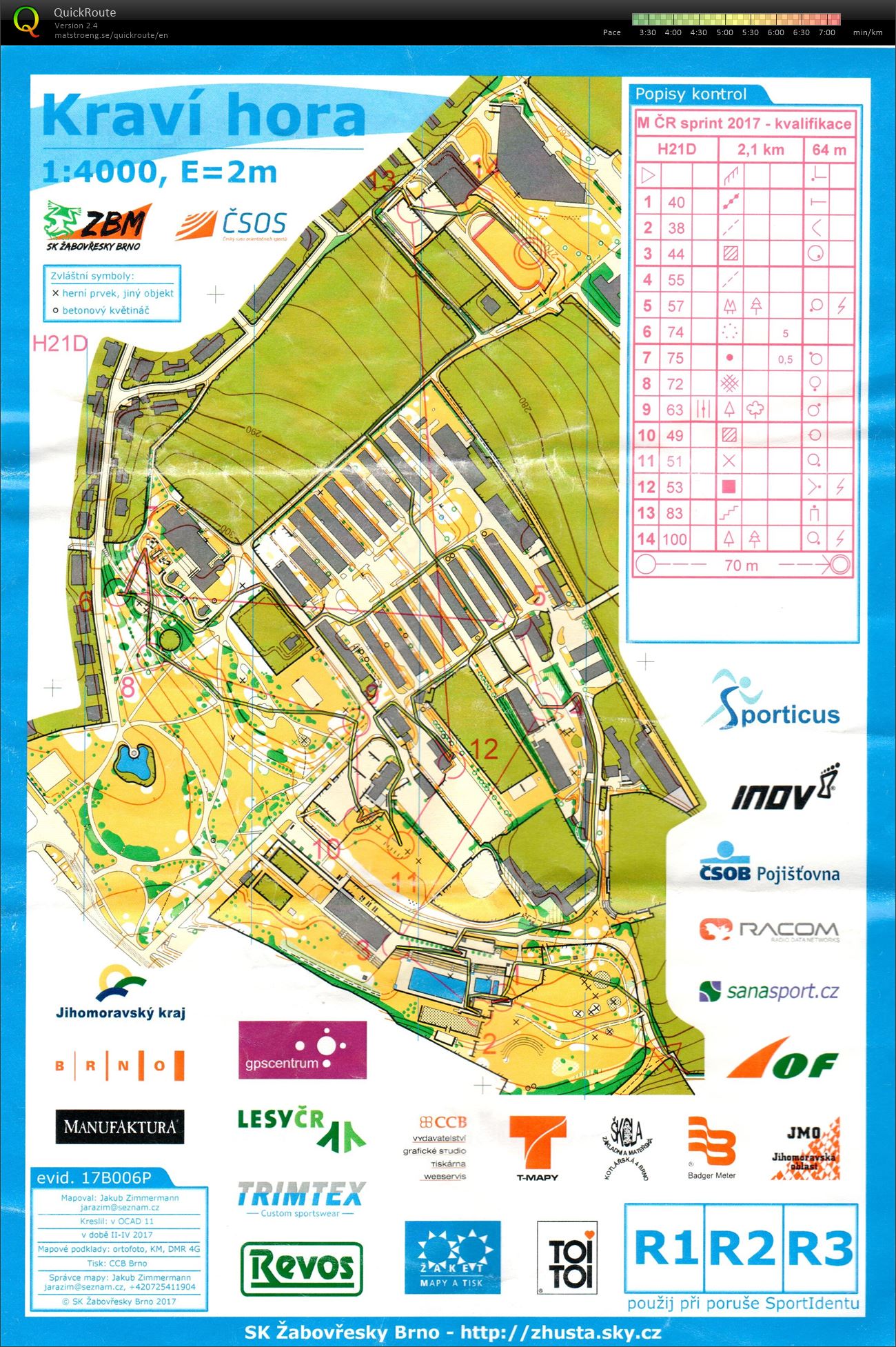 MČR sprint - kvalifikace (H21D) (07/05/2017)