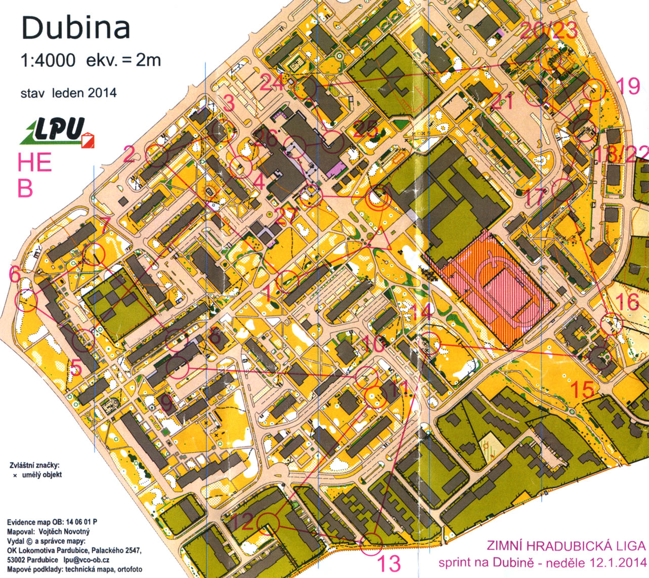 ZHL Sprint na Dubině (12.01.2014)