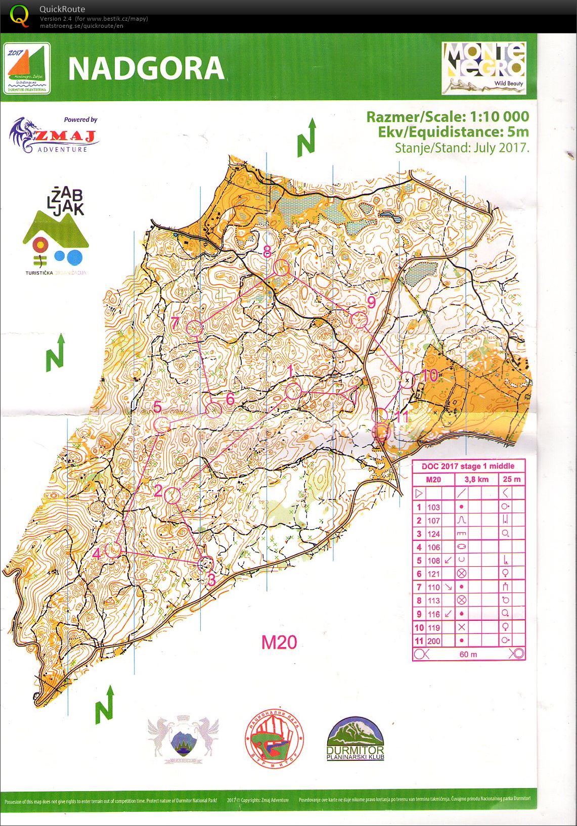 Durmitor challenge E1 (24.08.2017)