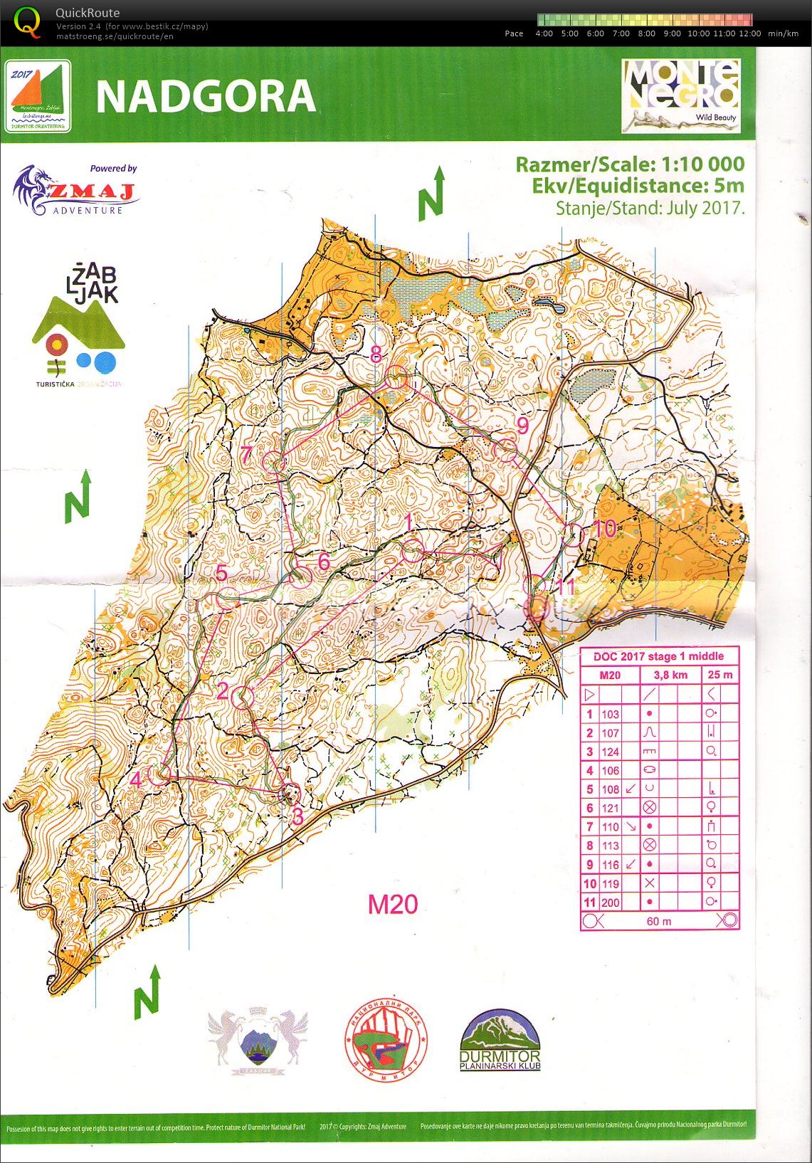 Durmitor challenge E1 (24.08.2017)