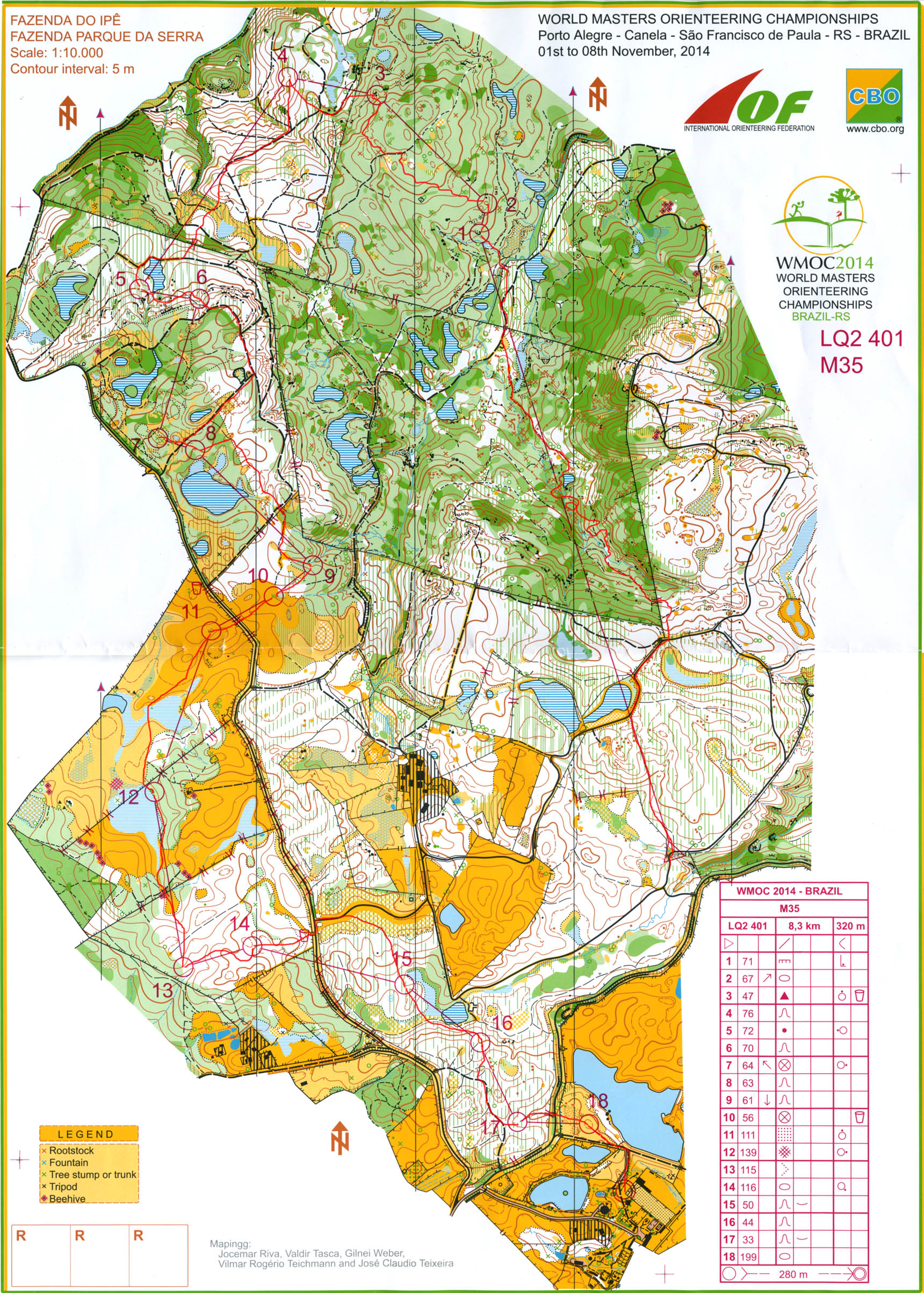 WMOC long semifinal 2 (M35) (06.11.2014)