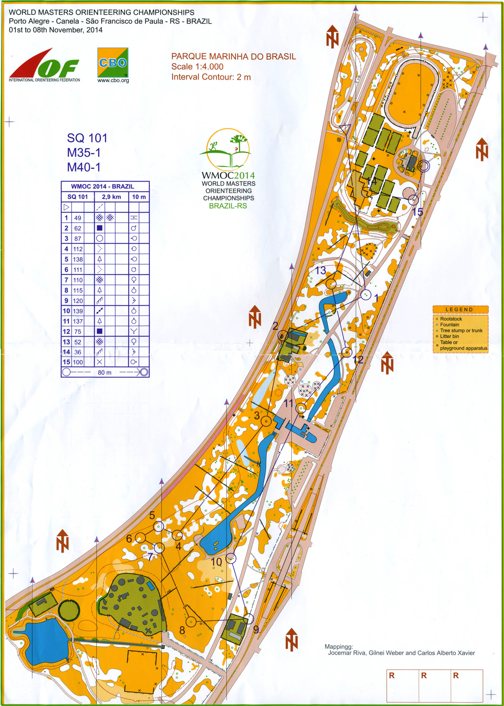WMOC sprint qualification (M35) (02.11.2014)