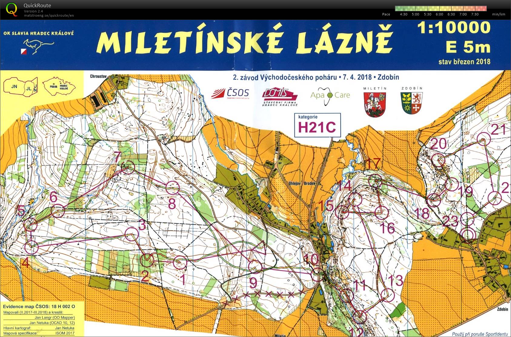 Oblastní žebříček (H21C) (07.04.2018)
