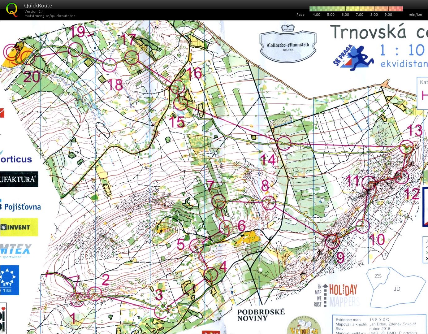 INOV-8 CUP - žebříček A, žebříček B-Čechy (H21B) (05.05.2018)