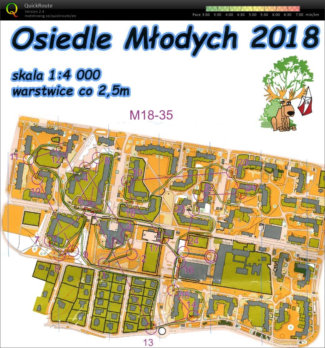 Grand Prix Mazowzsa 2018 - E1 sprint (M18) (01.05.2018)