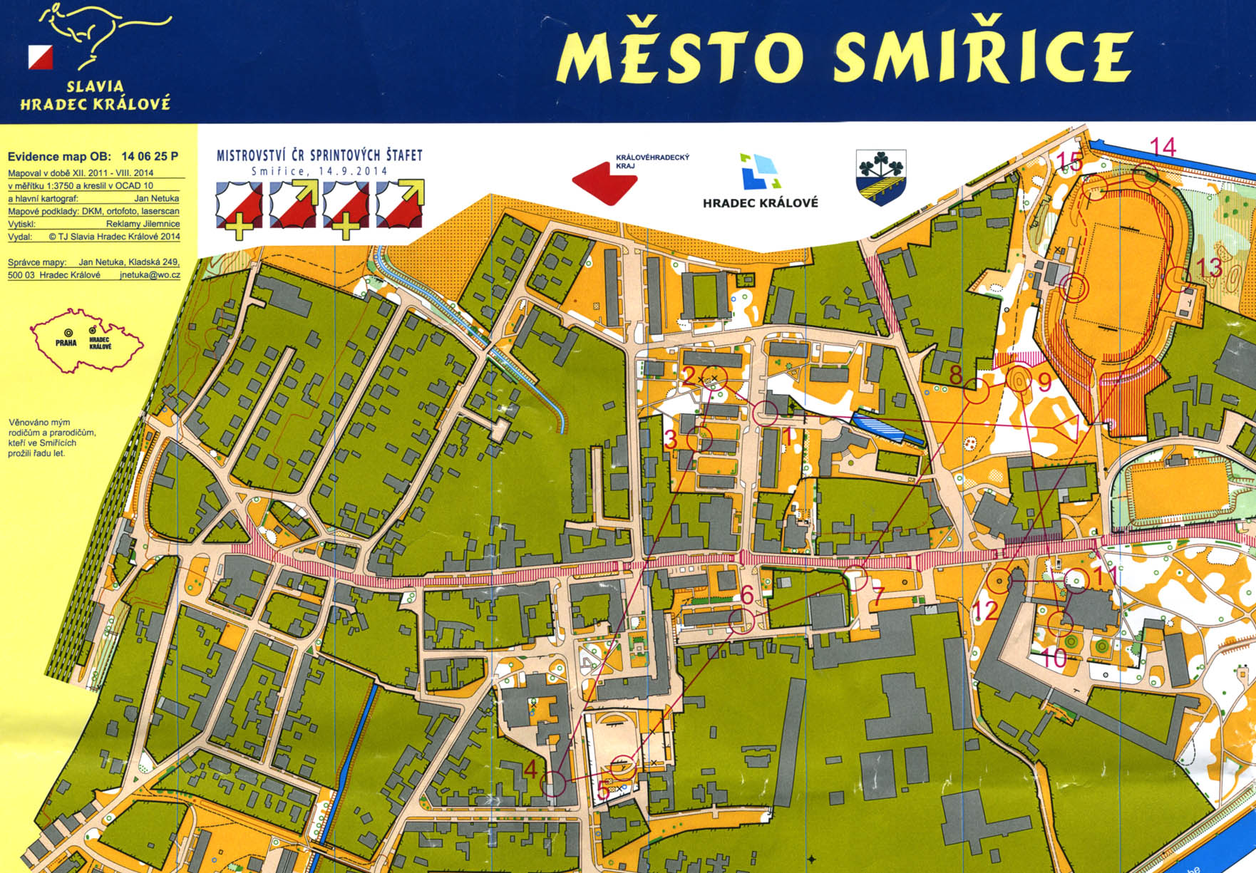 Mistrovství ČR sprintových štafet (DH18) (14.09.2014)