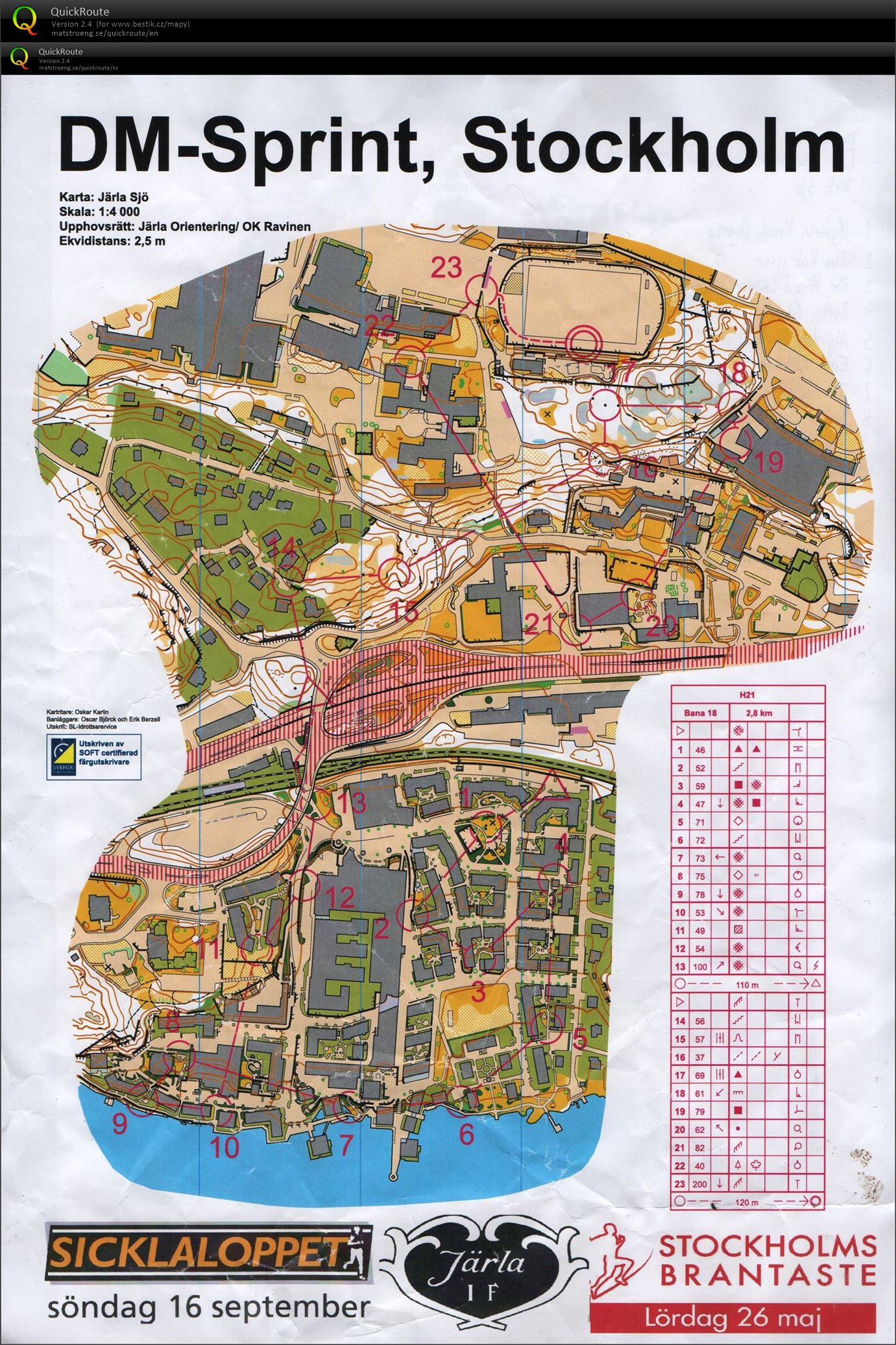 DM sprint Stockholm (01.05.2018)
