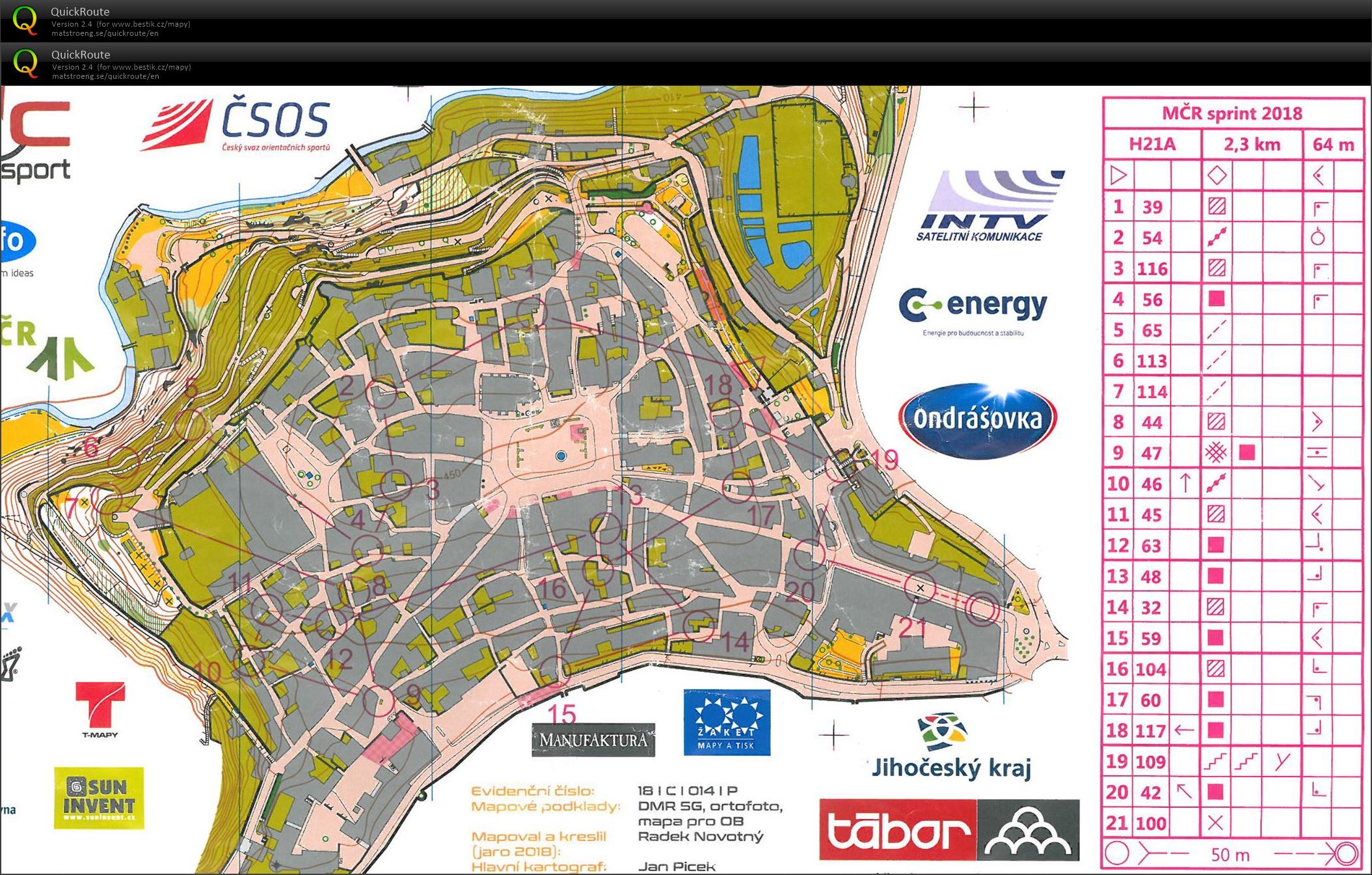 MČR sprint Tábor (19.05.2018)