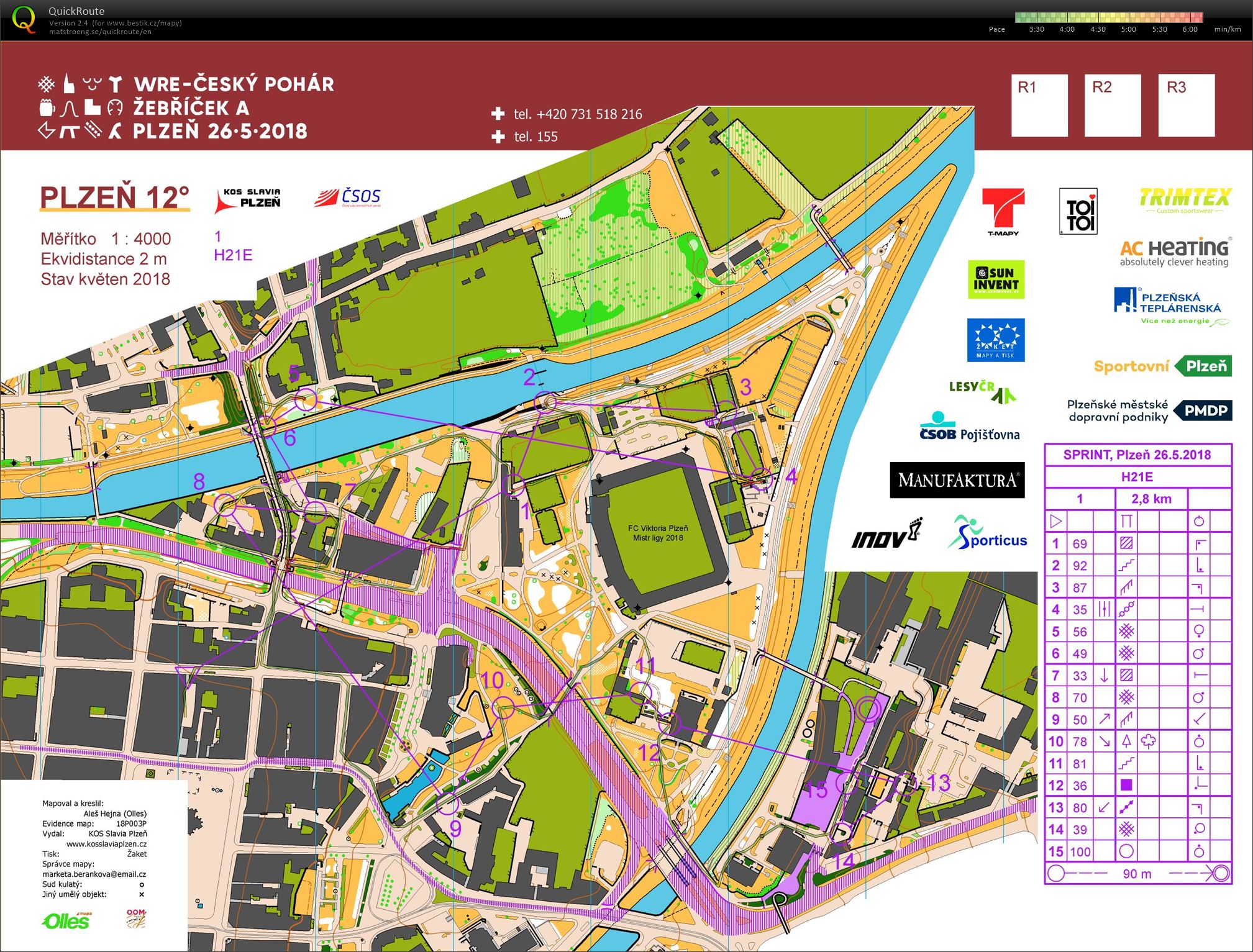 ČP sprint Plzeň (26.05.2018)