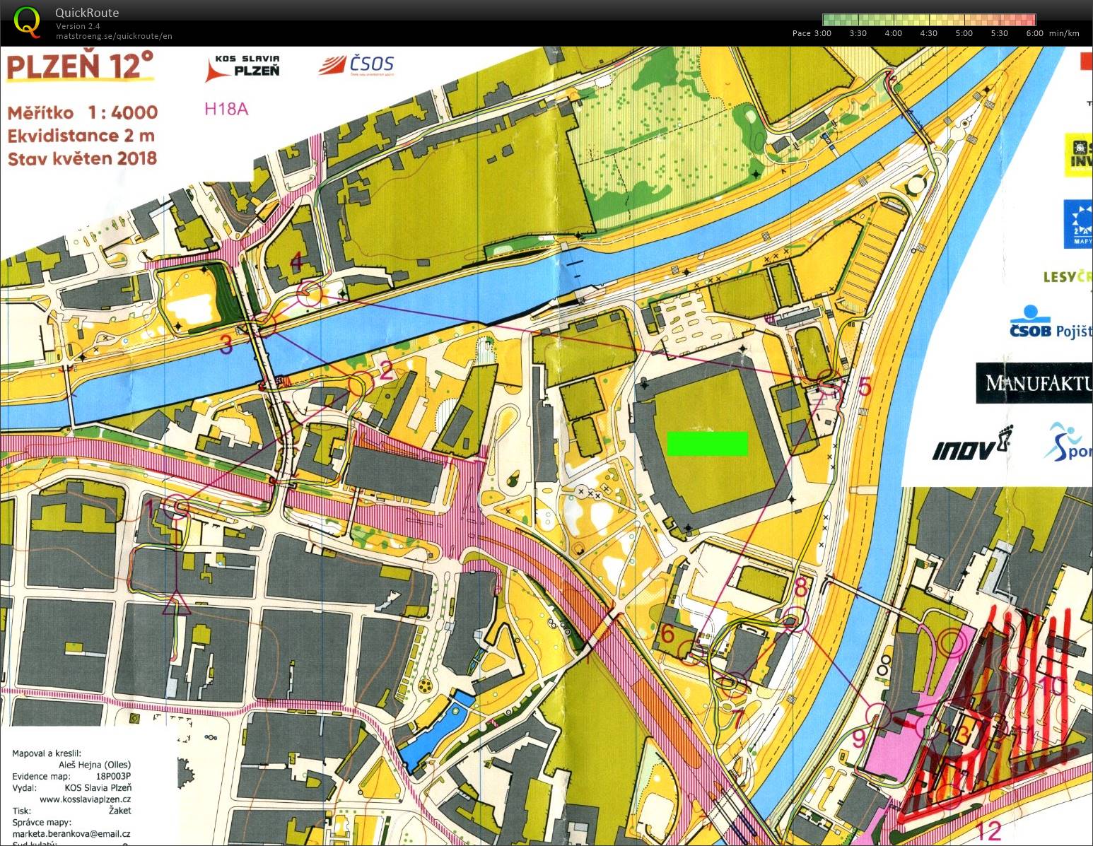ŽA Plzeň - sprint (H18A) (26.05.2018)