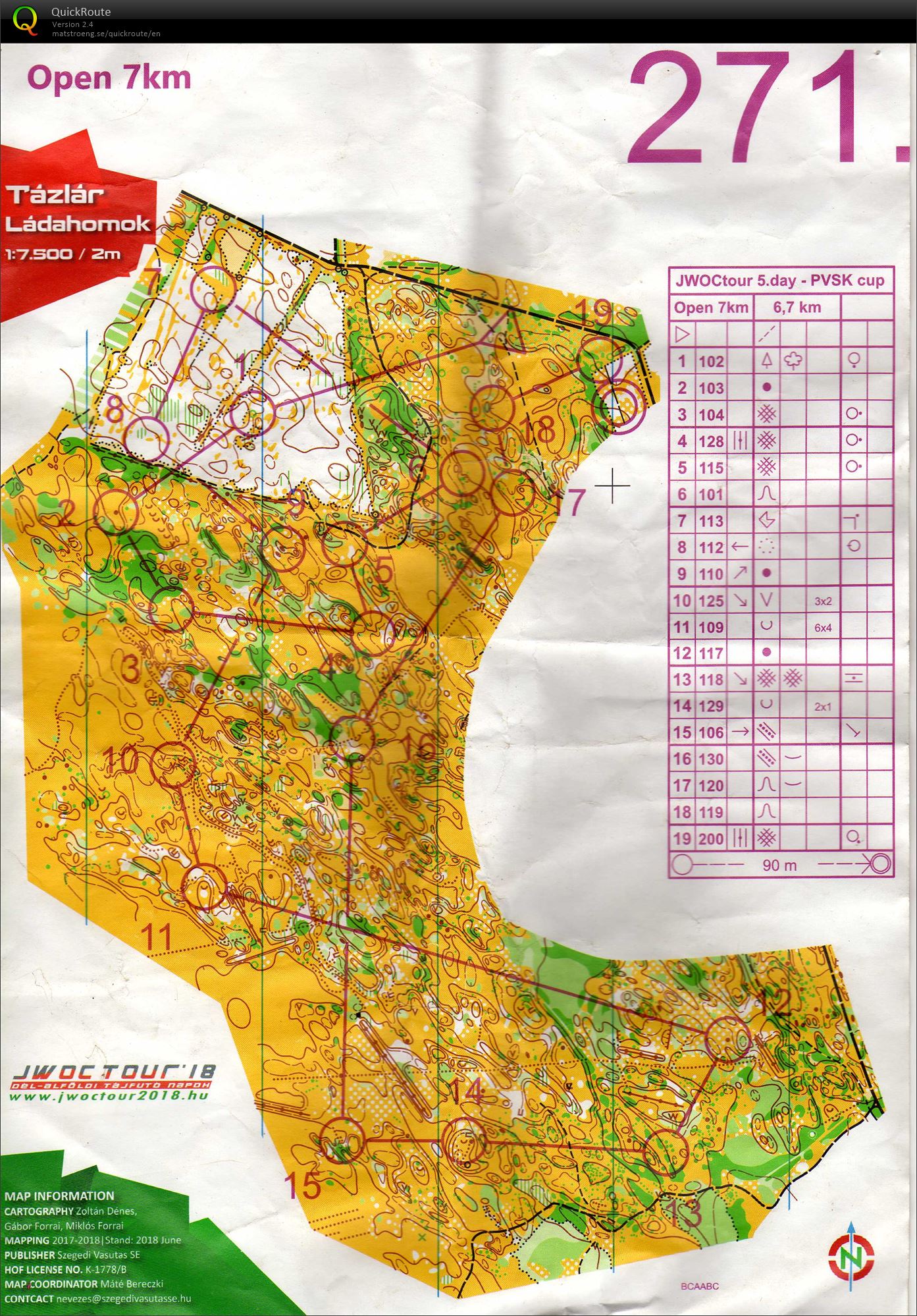 JWOC tour - OneManRelay (14-07-2018)