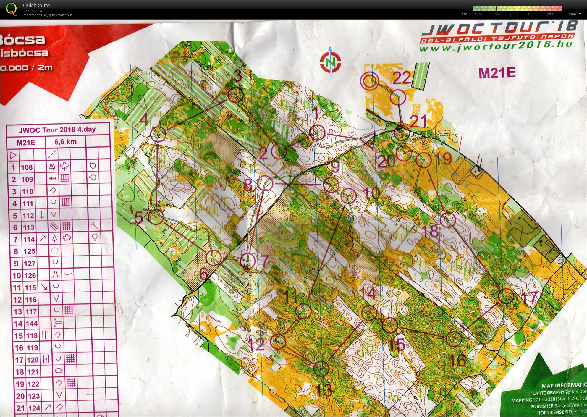 JWOC tour E4 - middle (13/07/2018)