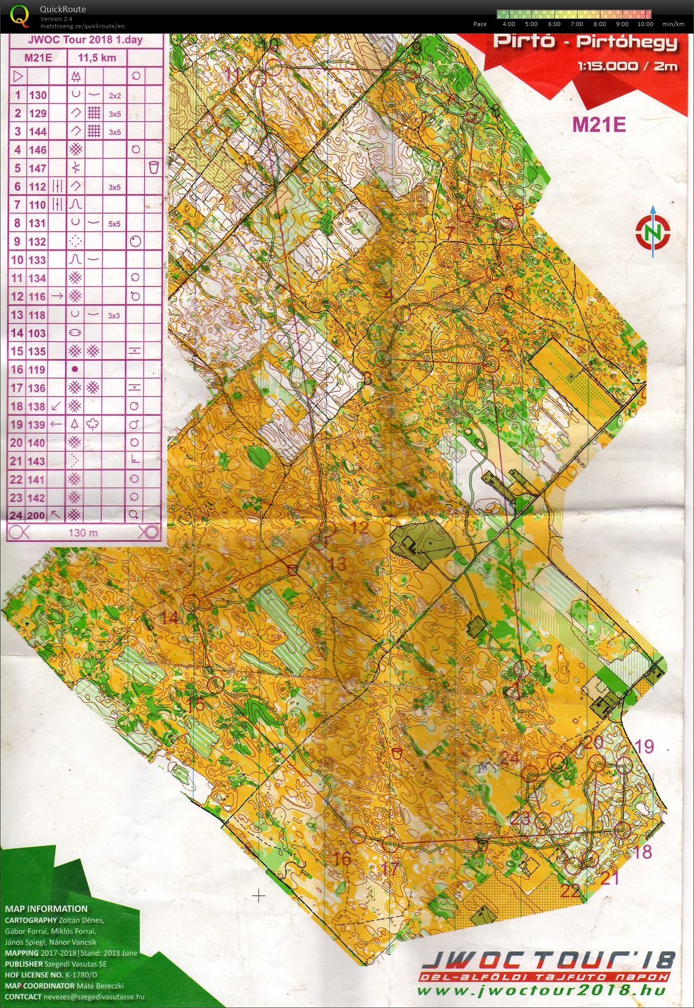 JWOC tour E1 - long (2018-07-10)