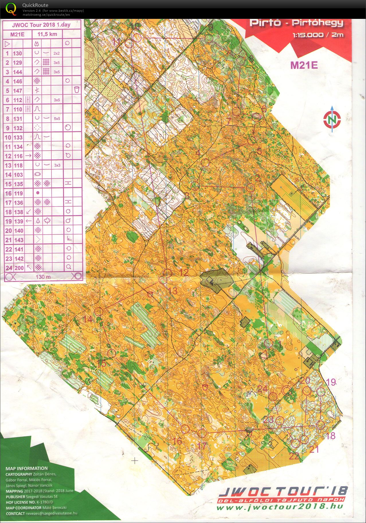 JWOC Tour E1 (10.07.2018)
