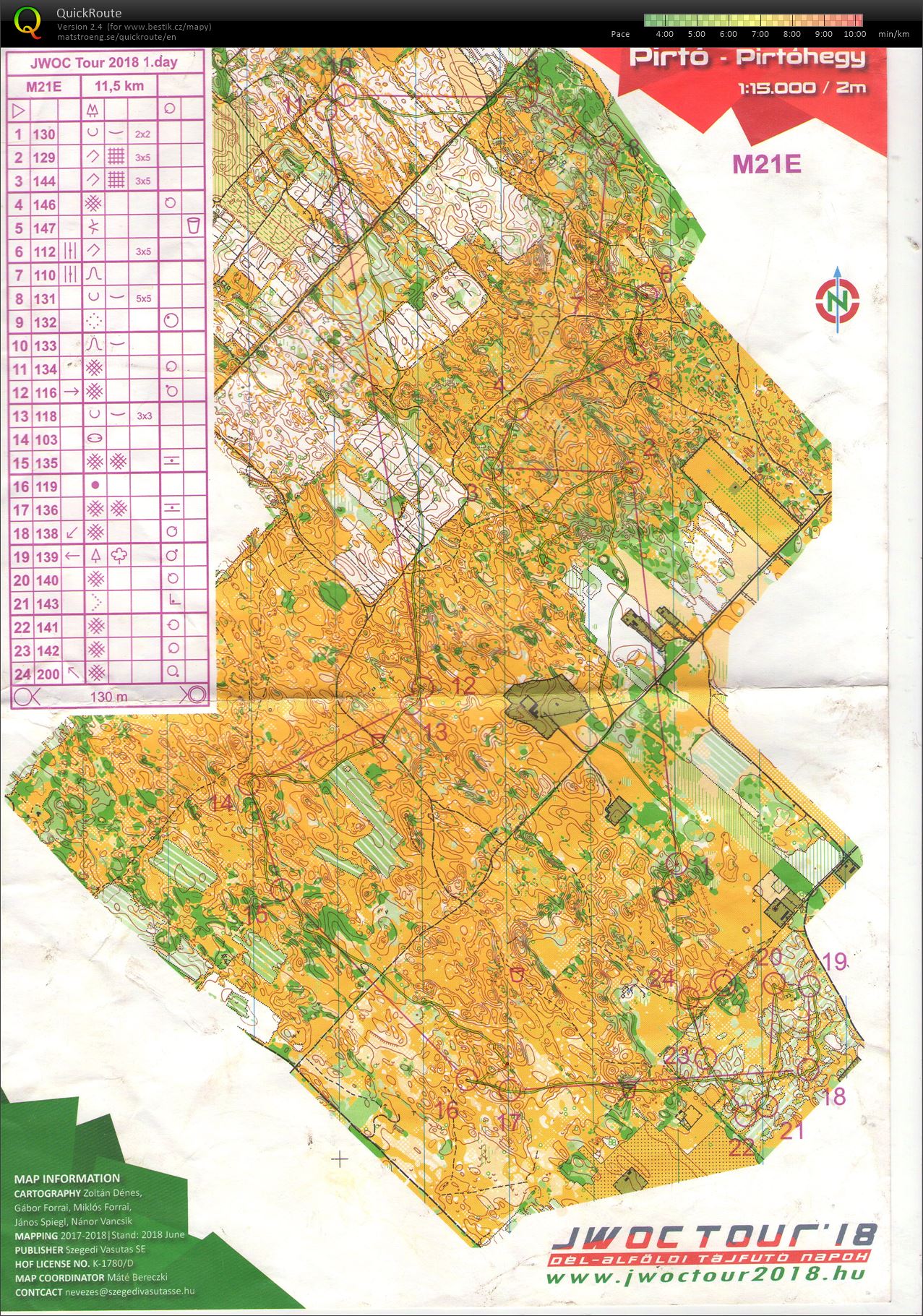 JWOC Tour E1 (10.07.2018)