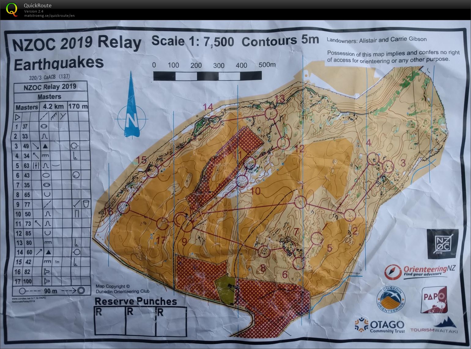 NZOC 2019 Relay Earthquakes - Mix Masters Leg 3 (22.04.2019)