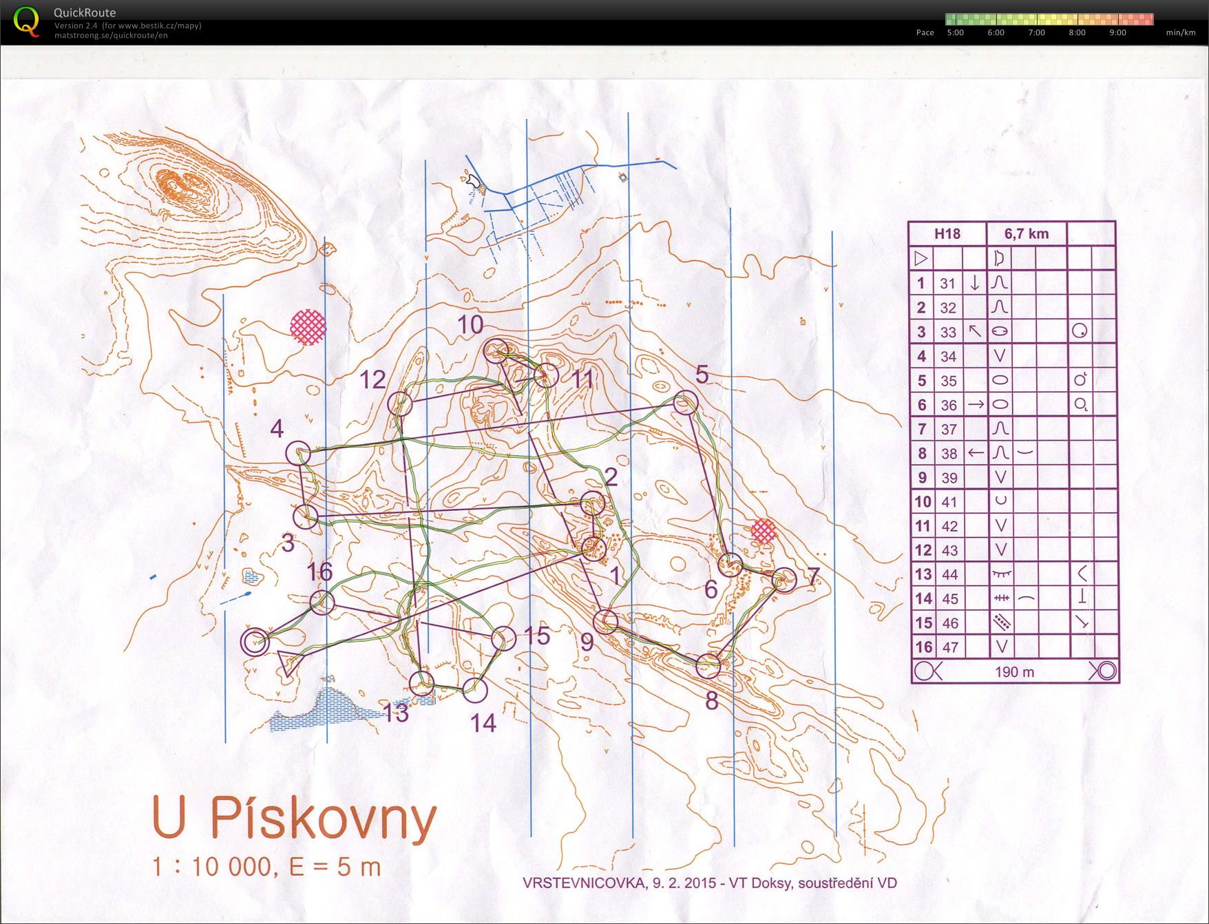 VD Doksy vrstevnicovka (09.02.2015)
