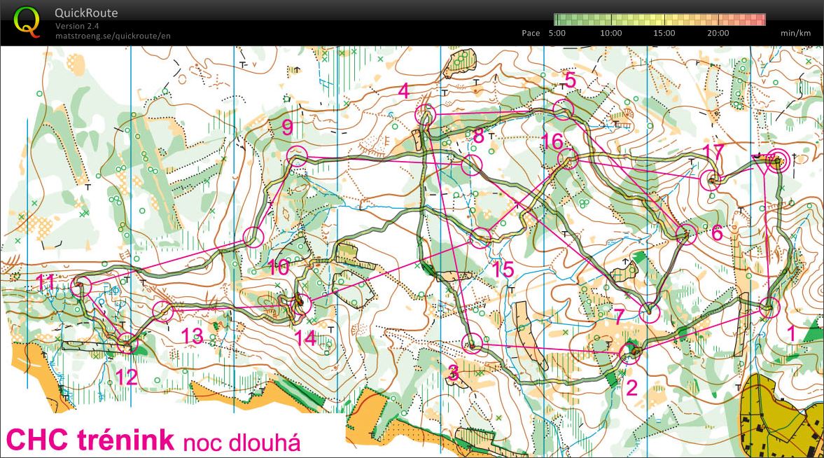 Nočák 3 CHC trénink (06.03.2015)
