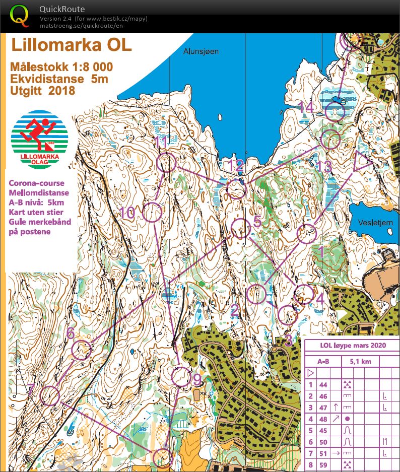 Lauf Lillomarka 1/2 (2020-04-04)