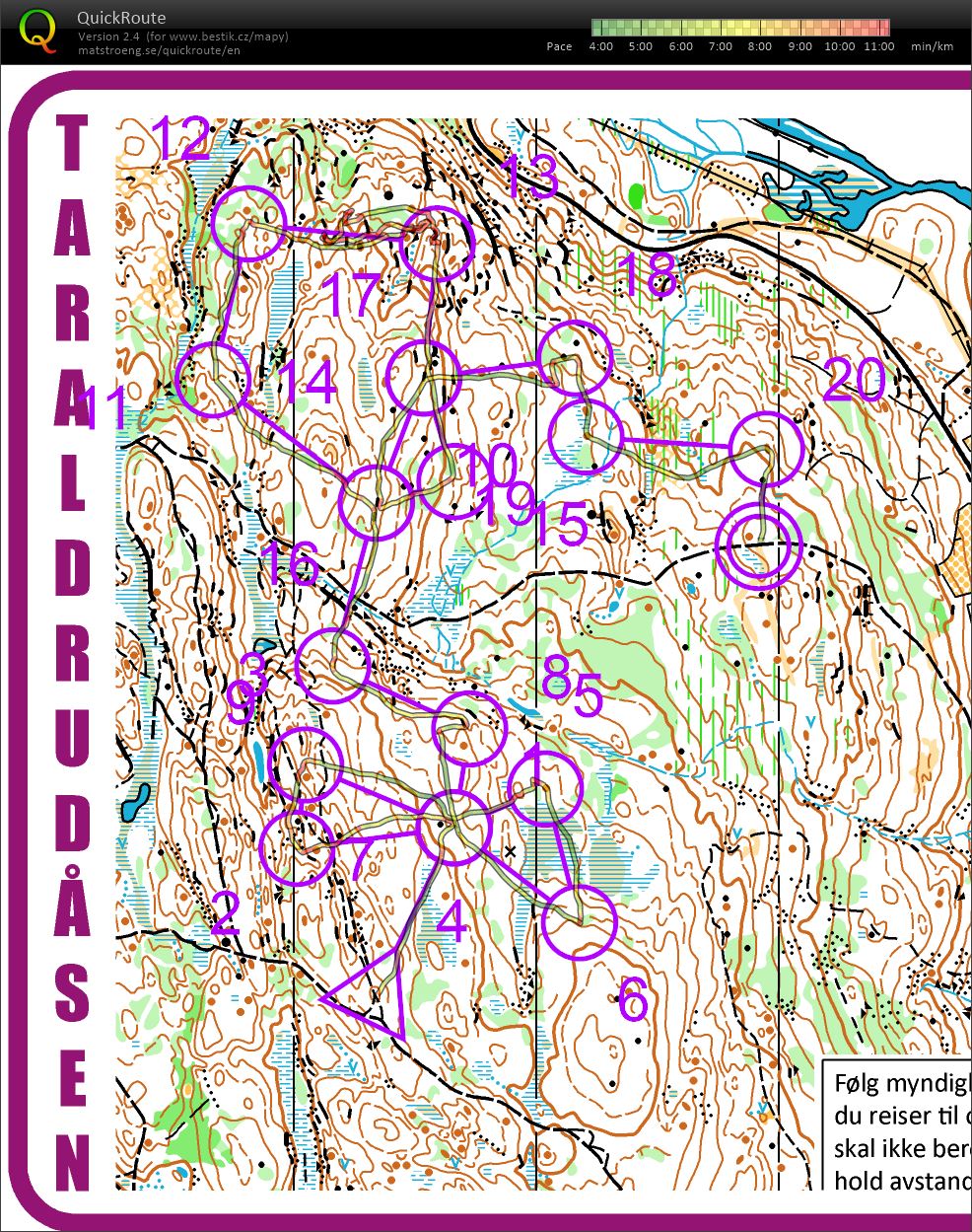 Taraldrudsprint (18.04.2020)