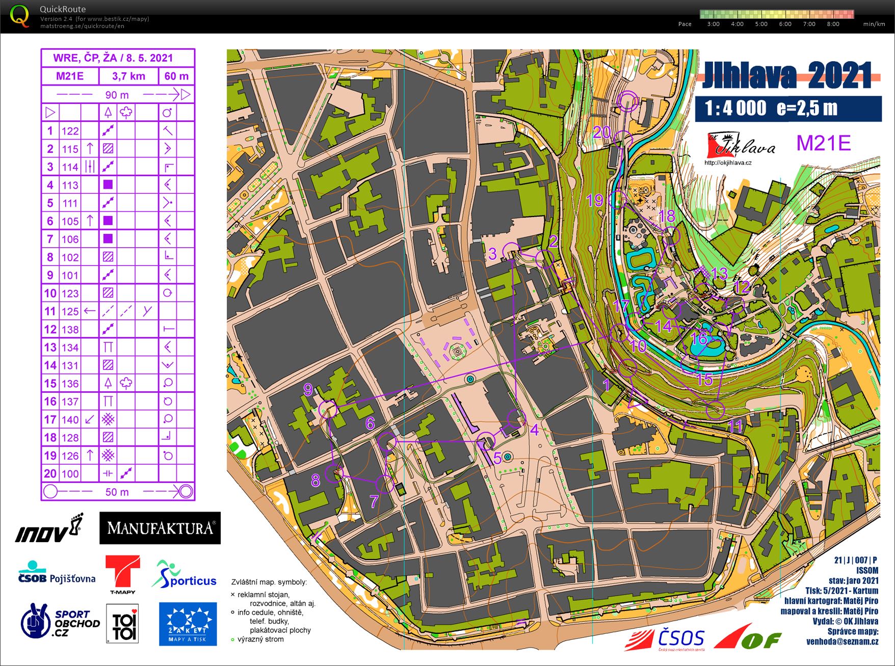 ČP sprint Jihlava (08.05.2021)