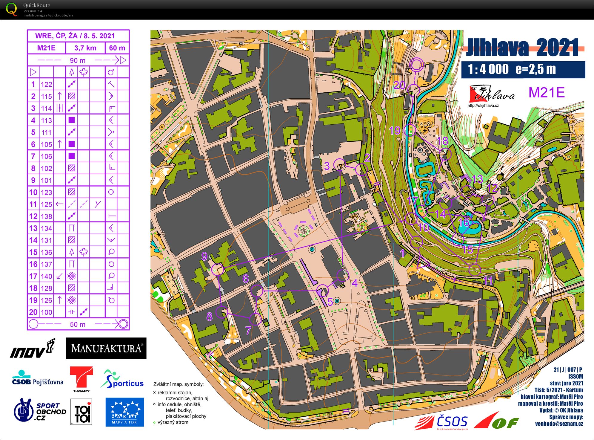 ČP sprint Jihlava (08/05/2021)