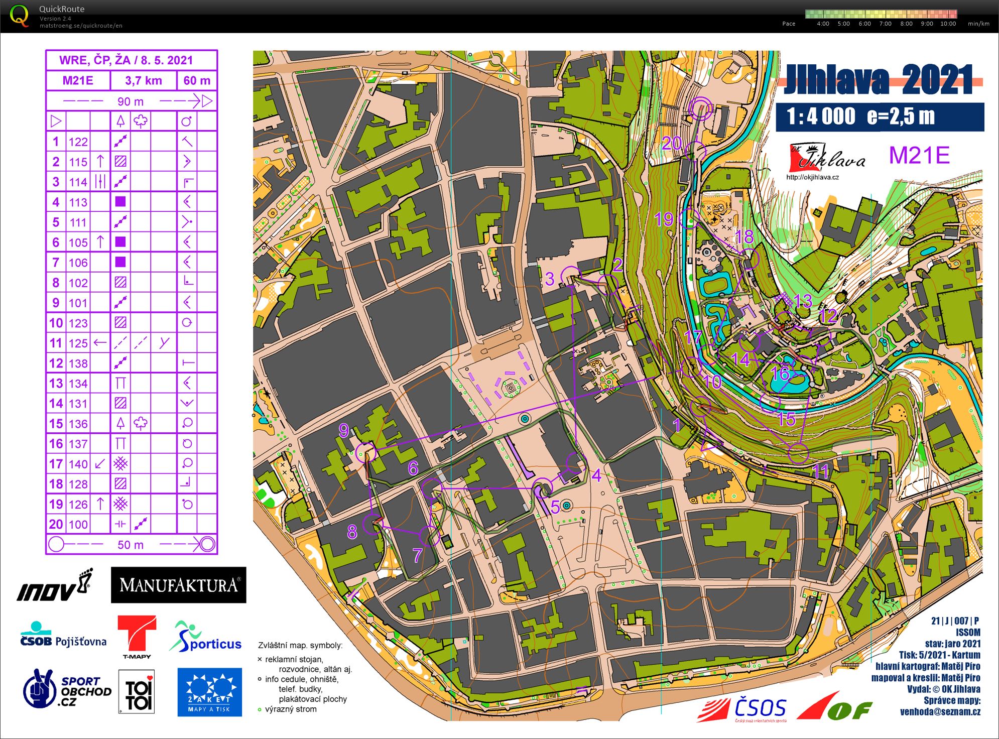 ČP sprint Jihlava (08/05/2021)