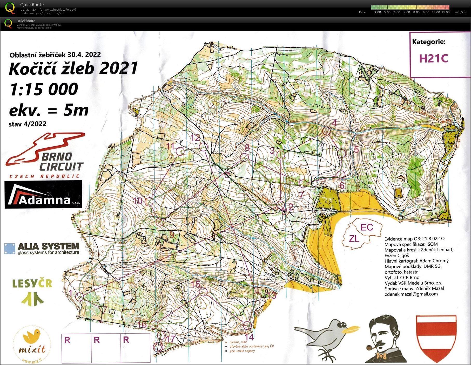 JmL Kočičí žleb (30/04/2022)