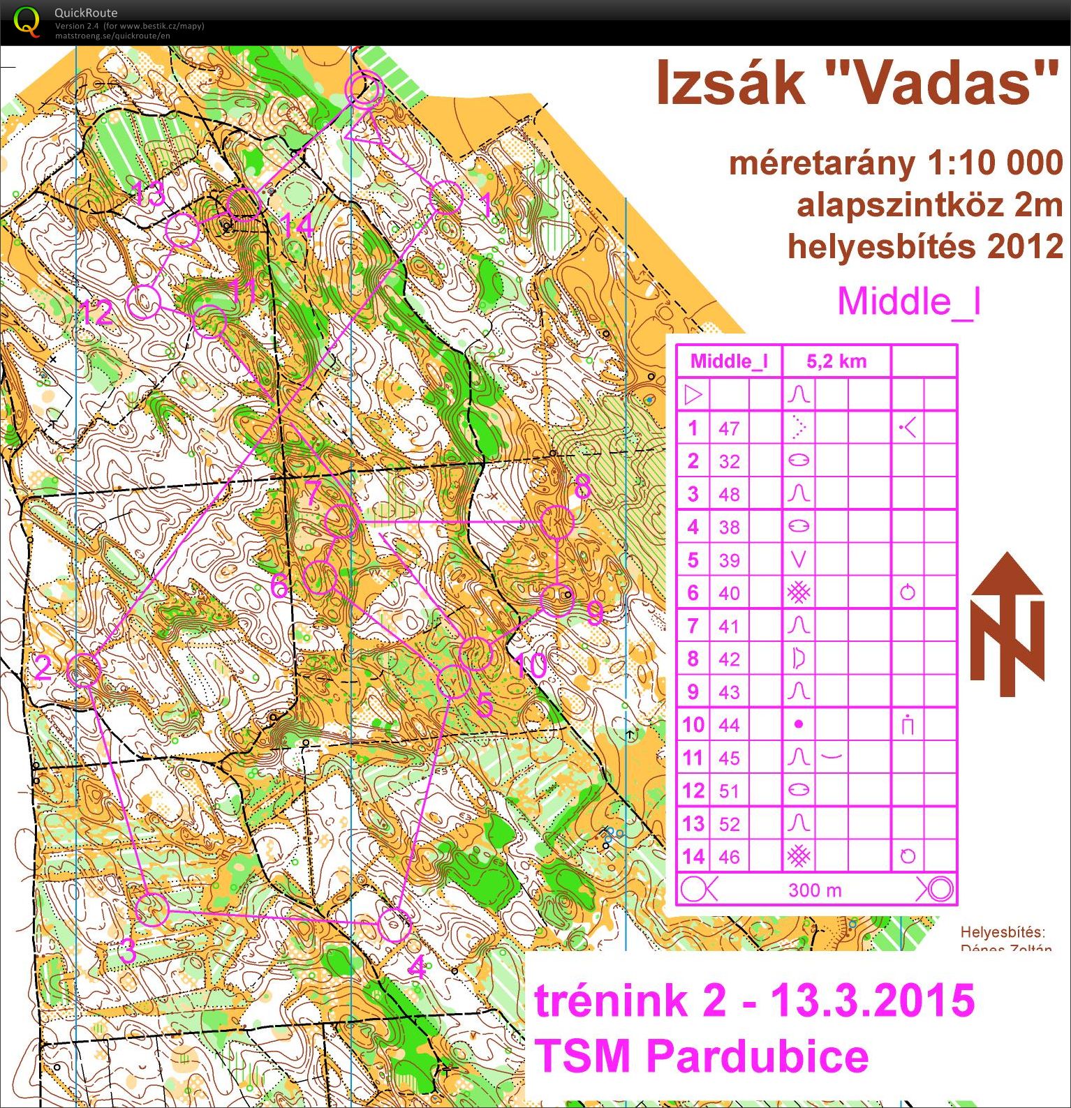 SCM Maďarsko middle (15.03.2015)
