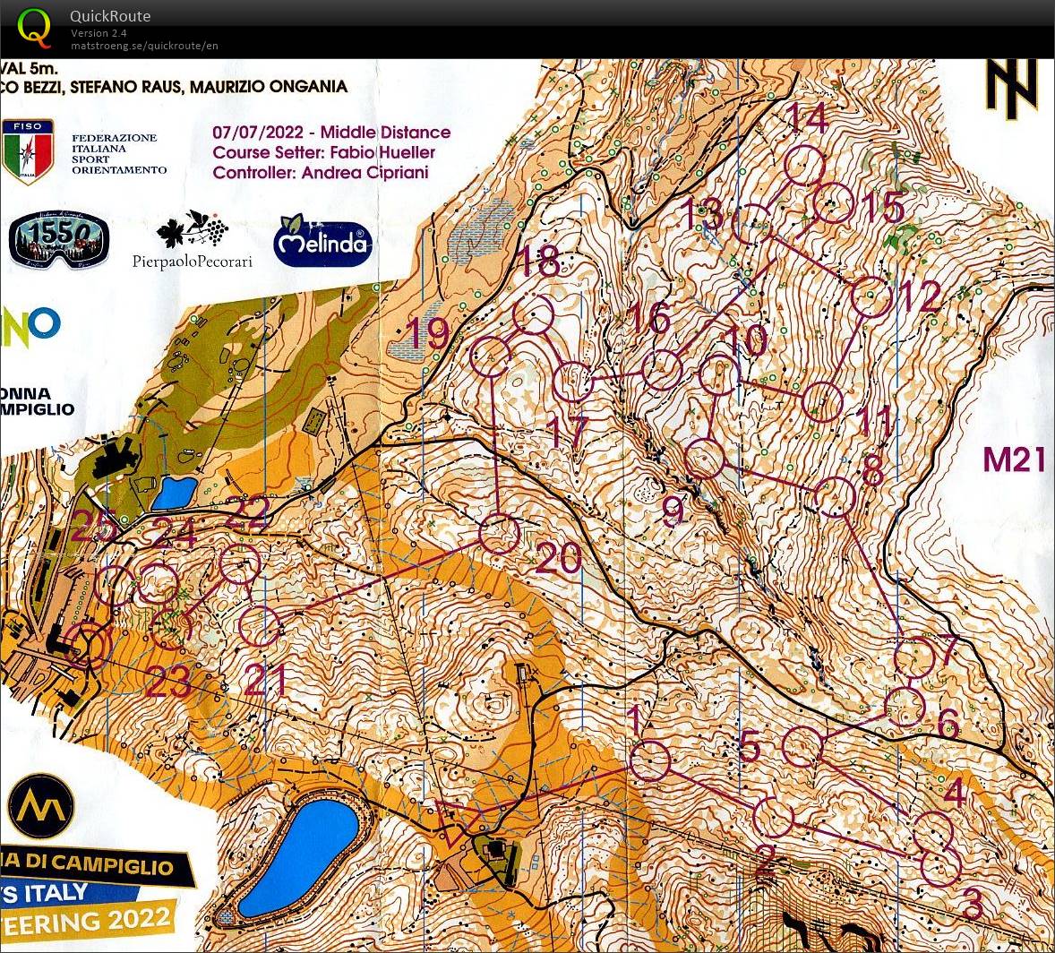 5 Days Italy 2022 - E5 Middle Fortini (M Elite) (06.07.2022)