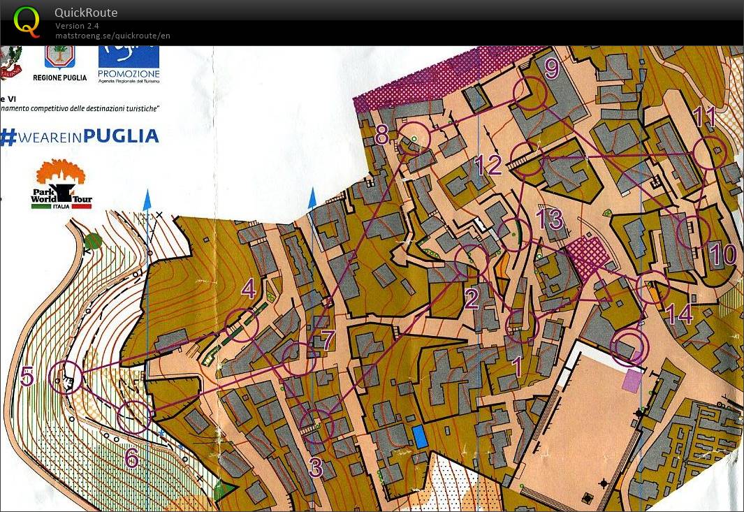 WMOC Tour 2022 - E1 Sprint Peschici (M21) (10.07.2022)