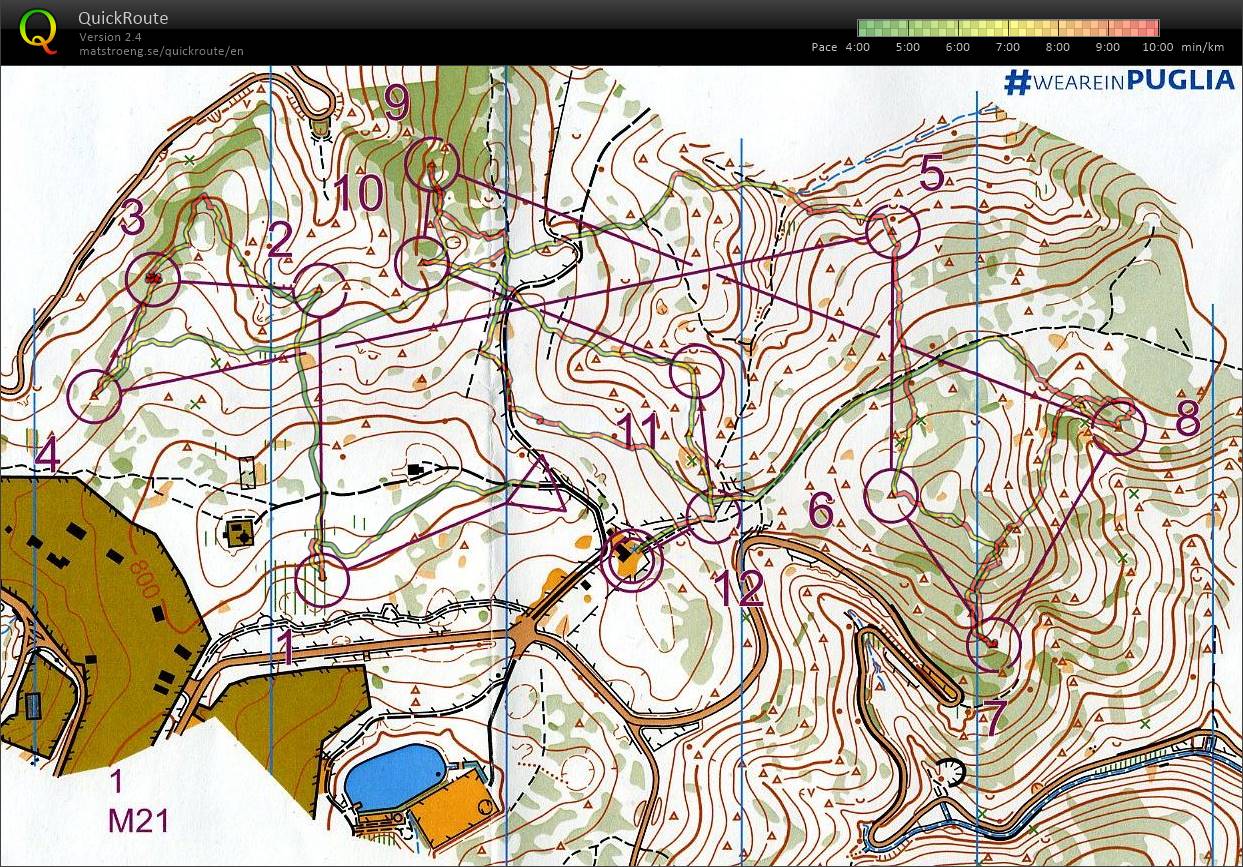 WMOC Tour 2022 - E3 Middle Foresta Umbra North (M21) (13.07.2022)