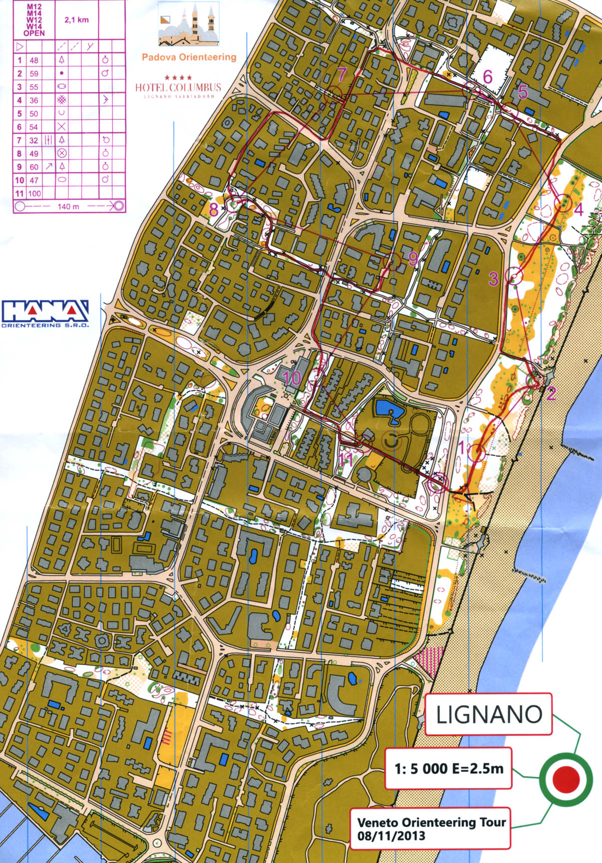 Veneto Orienteering Tour (M12) (08.11.2013)
