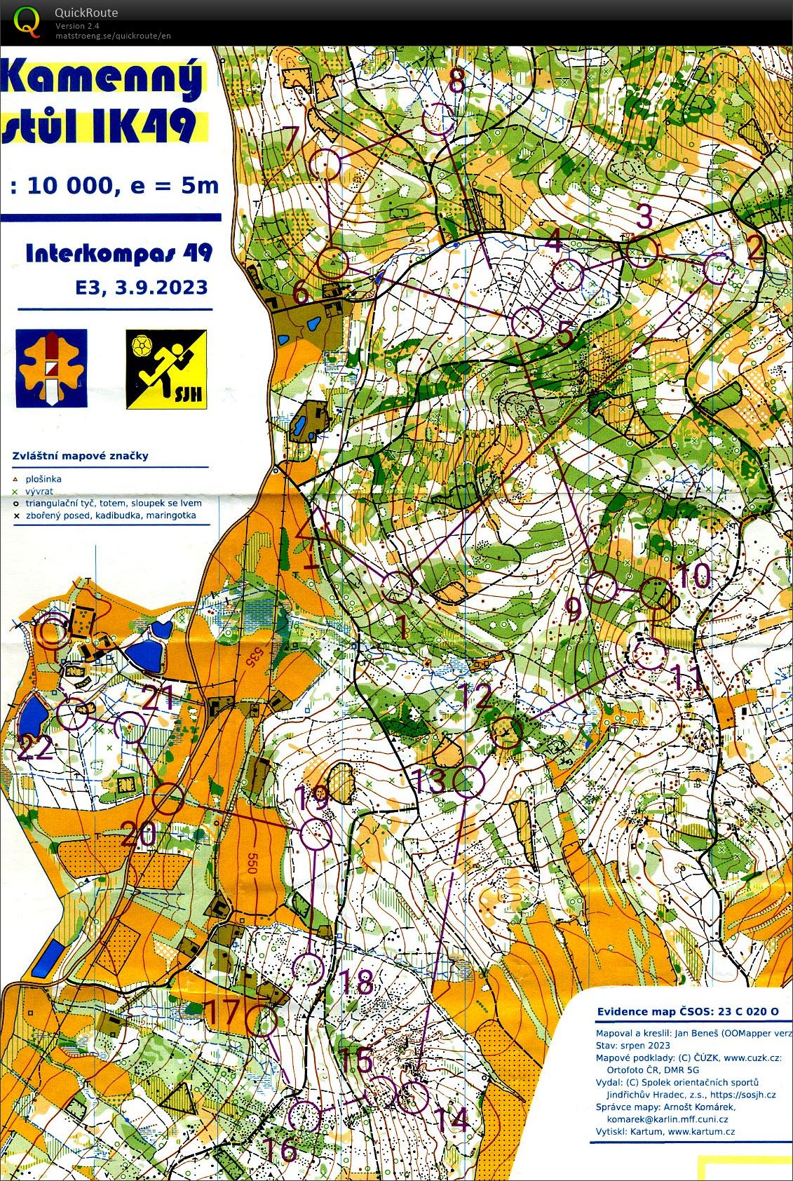Interkompas 49 - E3 Zkrácená (H21A) (03.09.2023)