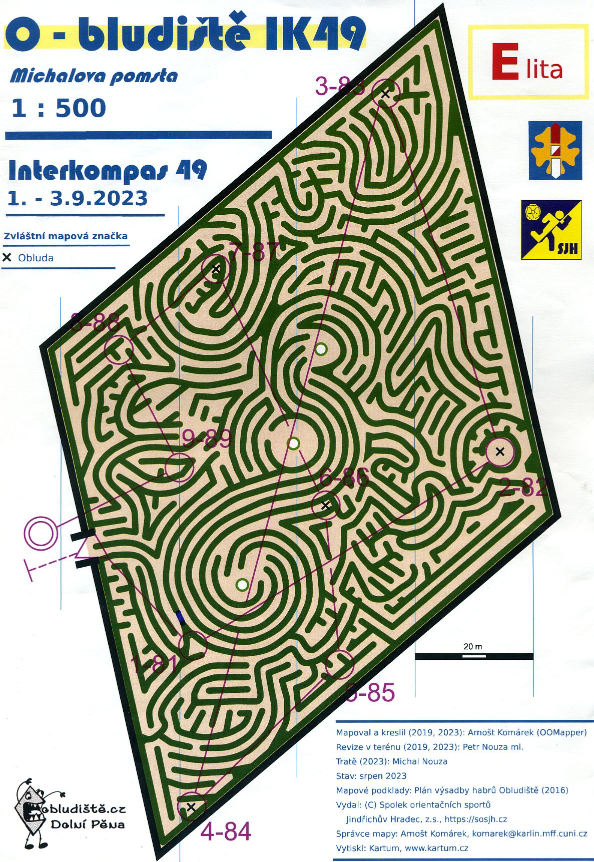 Interkompas 49 - O-bludiště (02.09.2023)