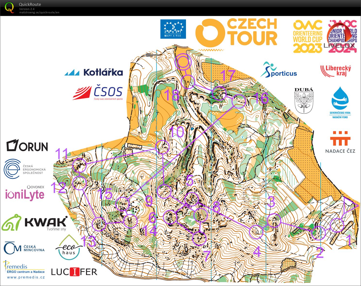 Czech O-tour E3 (05.08.2023)