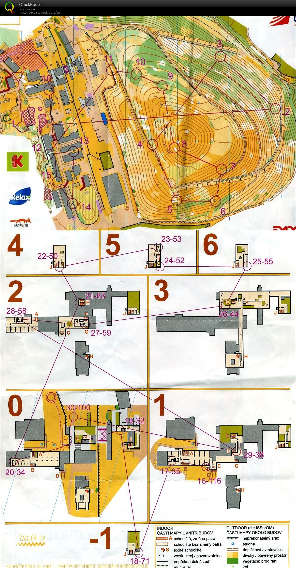 Czech O-Tour 2025 Žacléř E2 Sprint+Indoor (H21E) (05.04.2025)