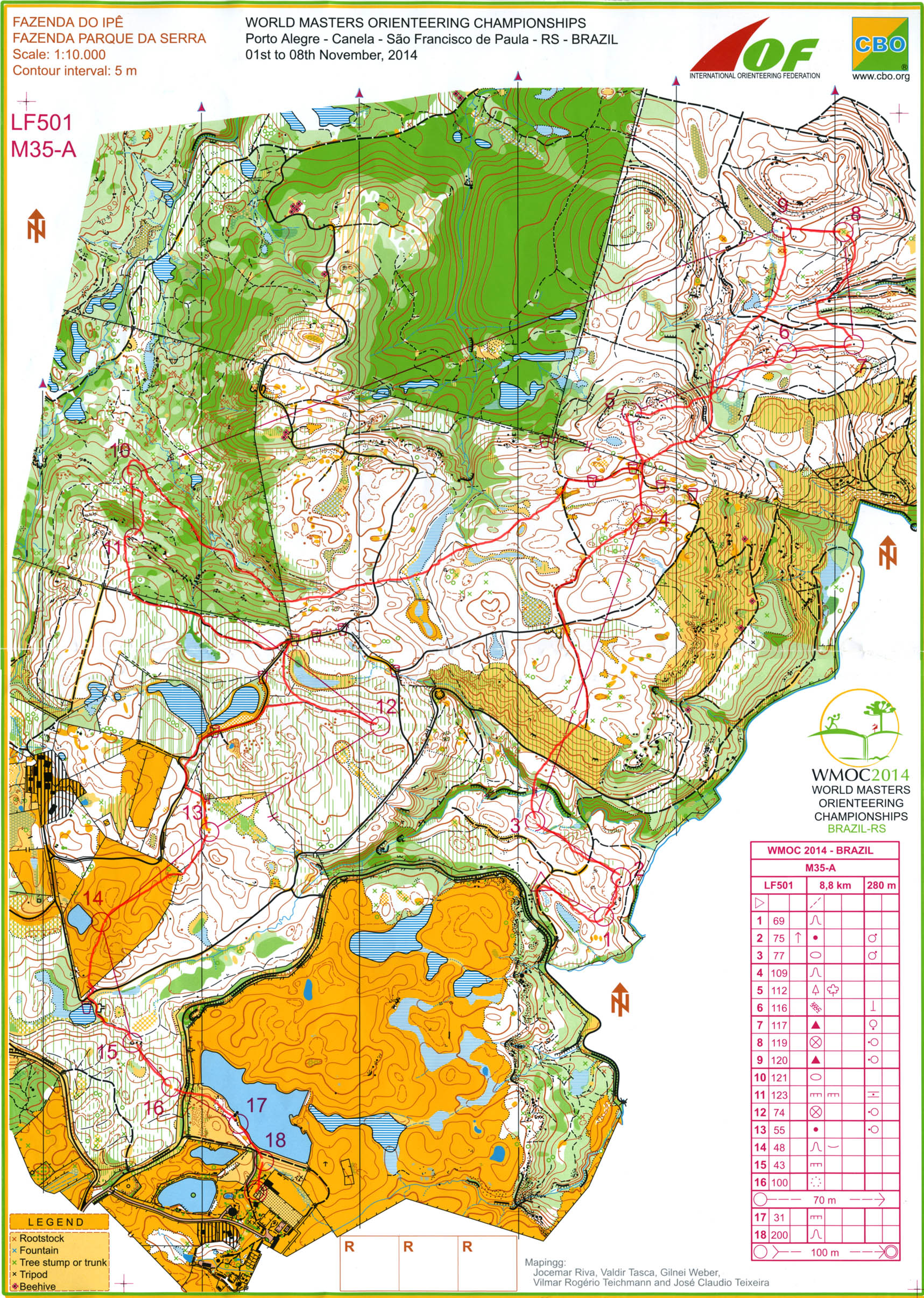 WMOC long final (M35A) (08.11.2014)