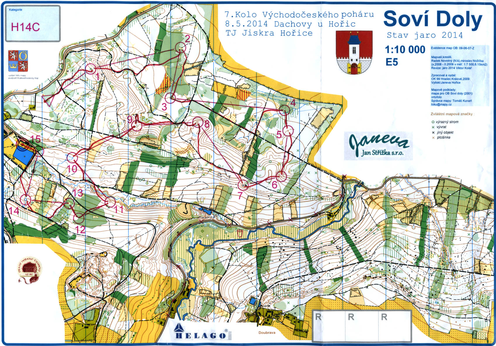 Oblastní žebříček VčO (H14C) (2014-05-08)