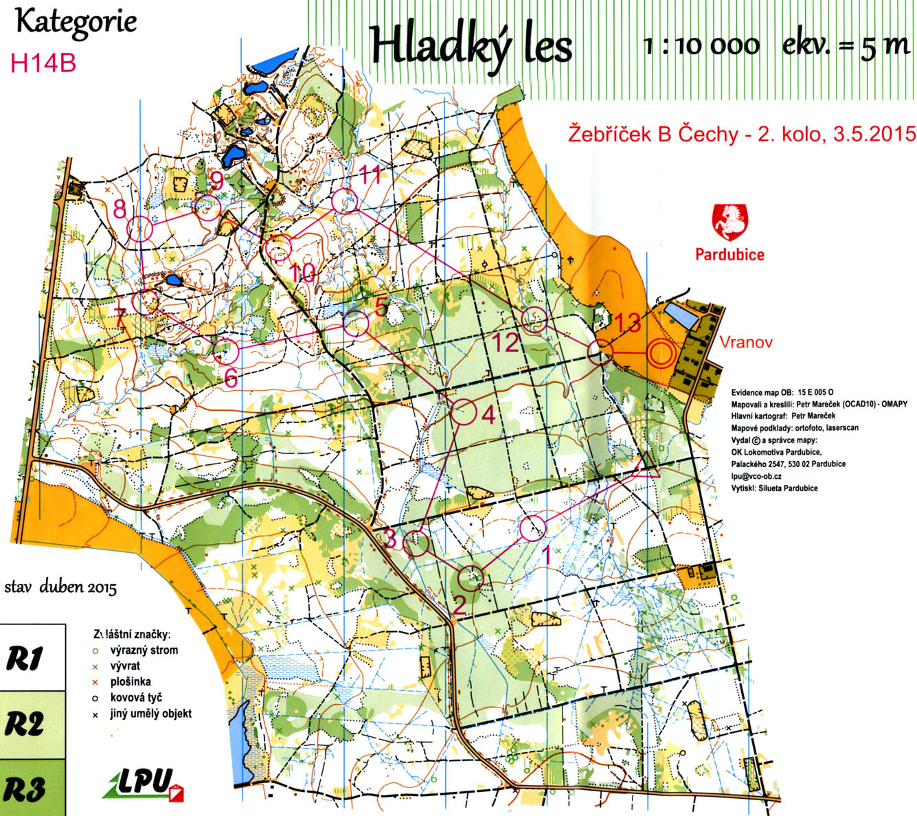Žebříček B-Čechy (H14B) (03.05.2015)