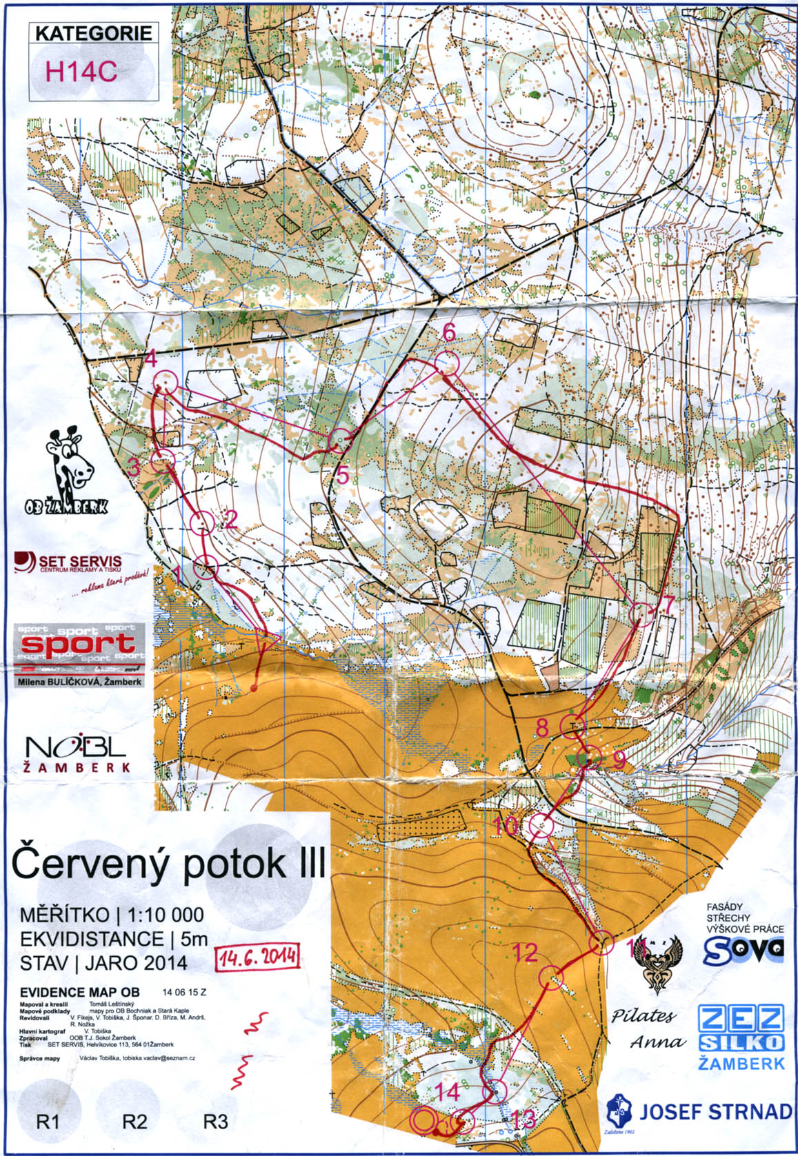 Oblastní žebříček VčO (H14C) (14.06.2014)
